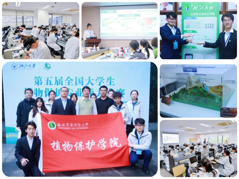 我校荣获第五届全国大学生植物保护专业能力大赛团体一等奖